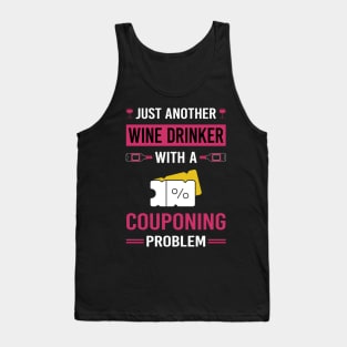 Wine Drinker Couponing Coupon Coupons Couponer Tank Top